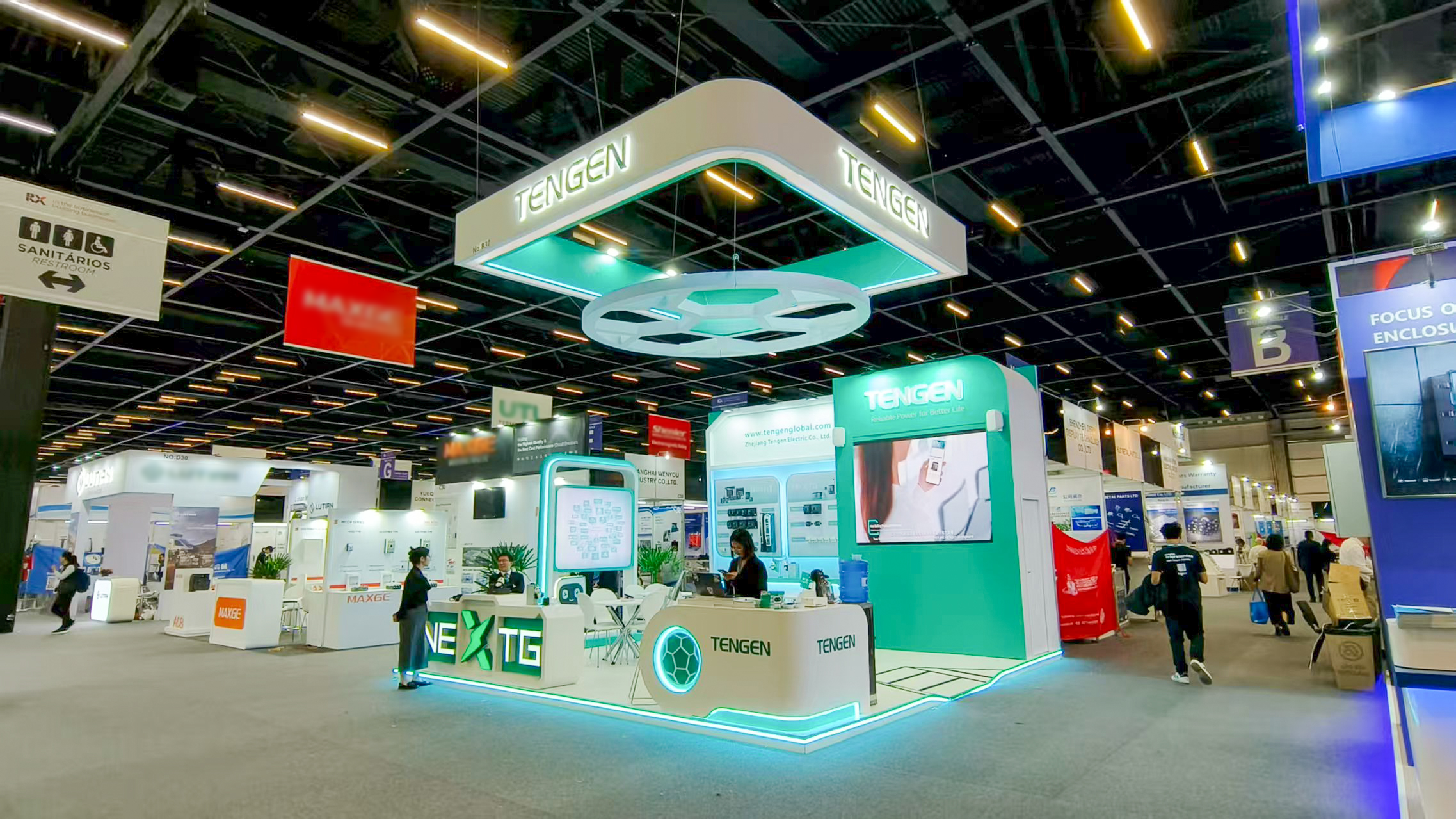 闪灼拉美丨塞班岛线路检测中心亮相FIEE巴西国际电力展